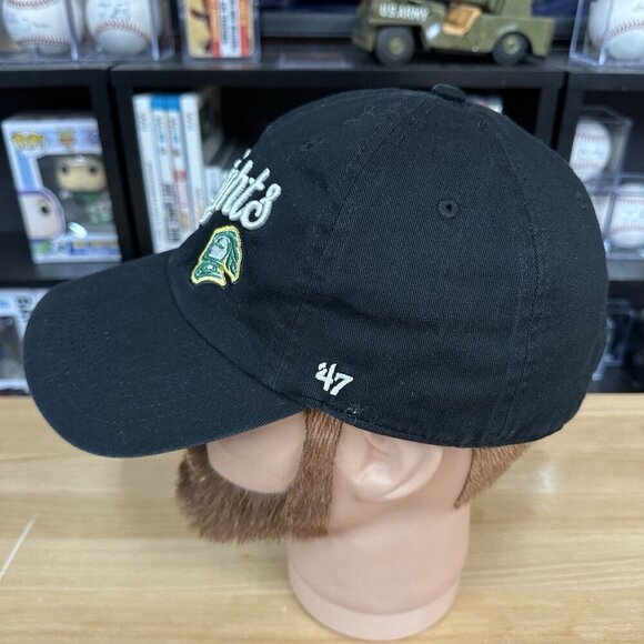 LONDON KNIGHTS Hat 47 Brand OHL Hockey StrapBack Stitched Black Green White - Picture 2 of 5